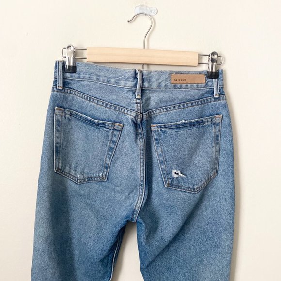 GRLFRND Karolina Distressed High Rise Skinny Leg Jeans in A Little More Love - Picture 7 of 12